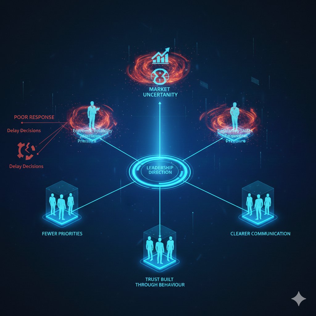 Leadership response to market uncertainty